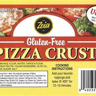 Zeia Gluten‑Free Pizza Crusts 