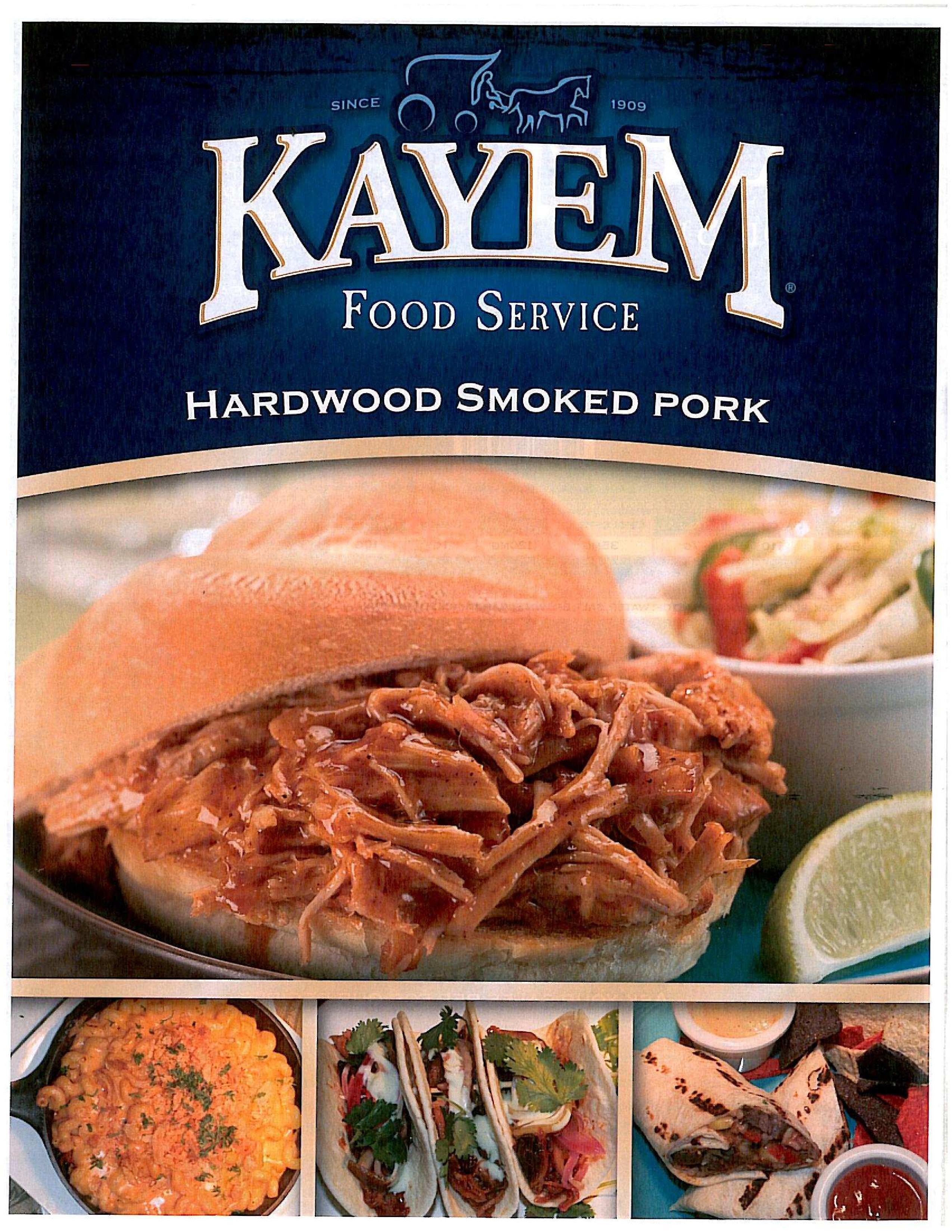 Kayem1534 Hardwood Smoked Pulled Pork2/5#