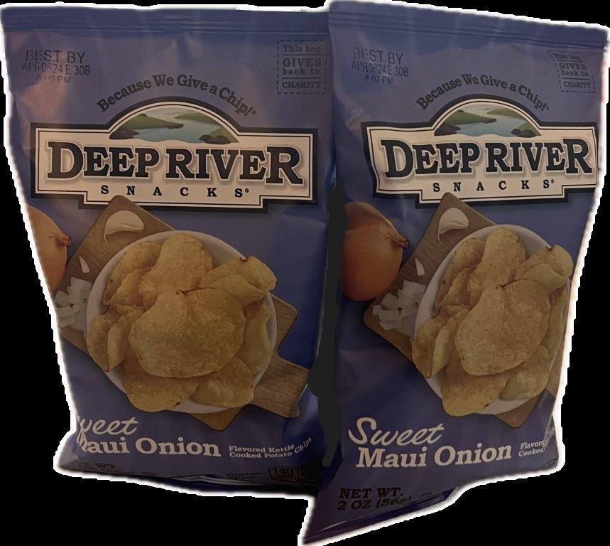 Deep River 17117 Maui Onion Chip 24/2oz