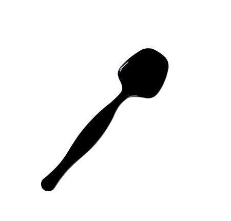 Serving Spoon Blk U8150B  9" 144ct