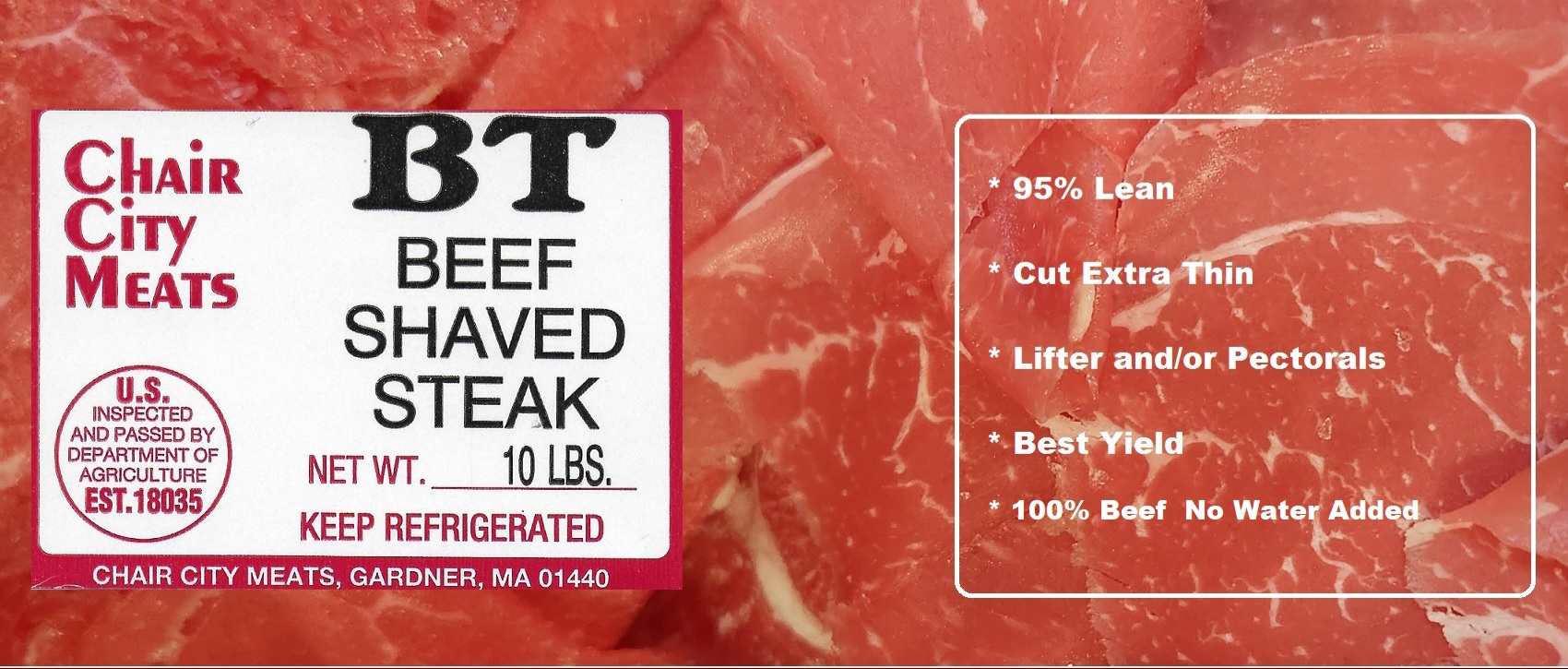 ChairCity Blade Thin BT Steak 10#