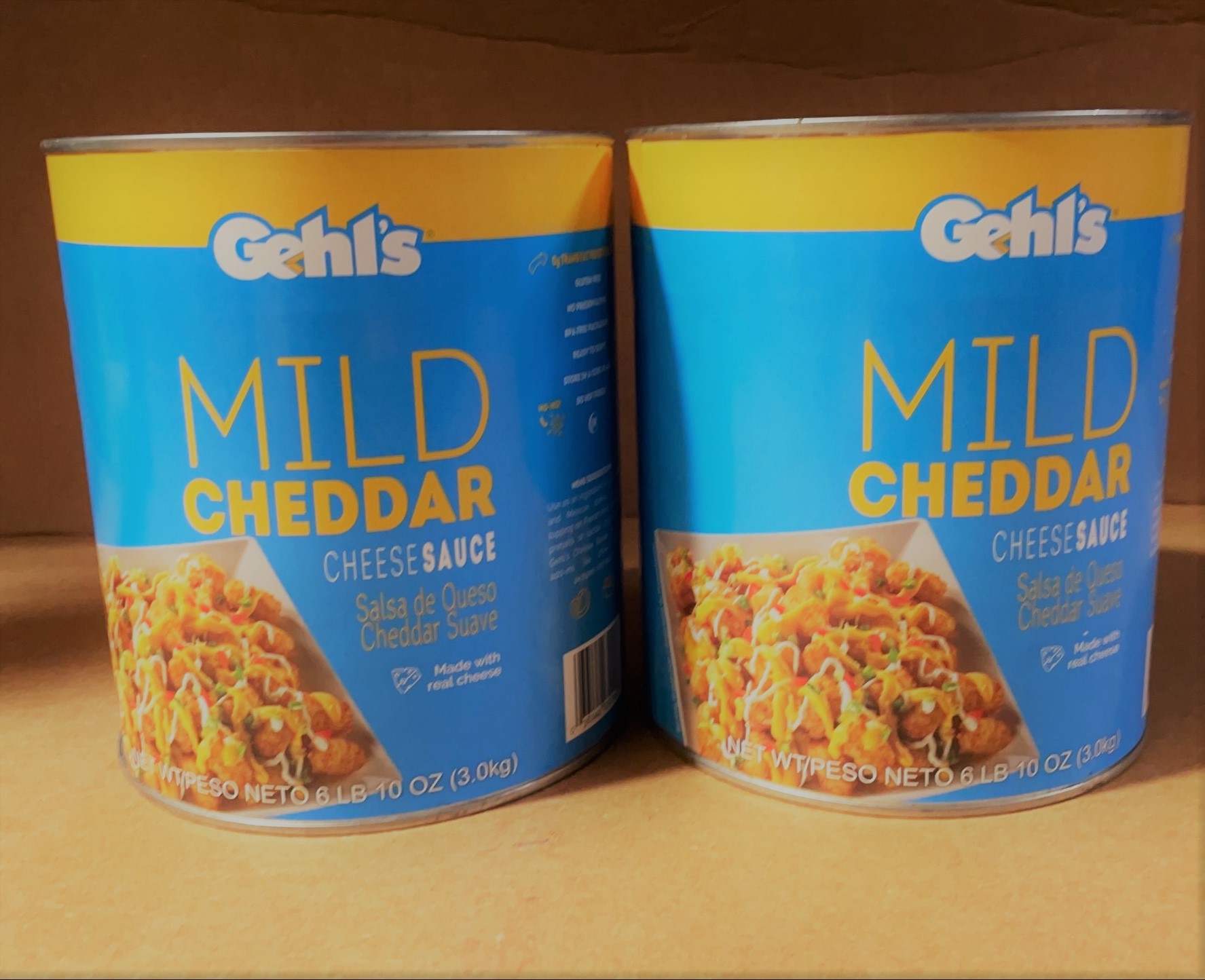Gehl`s 3204 Mild Cheddar Cheese Sauce 6/#10