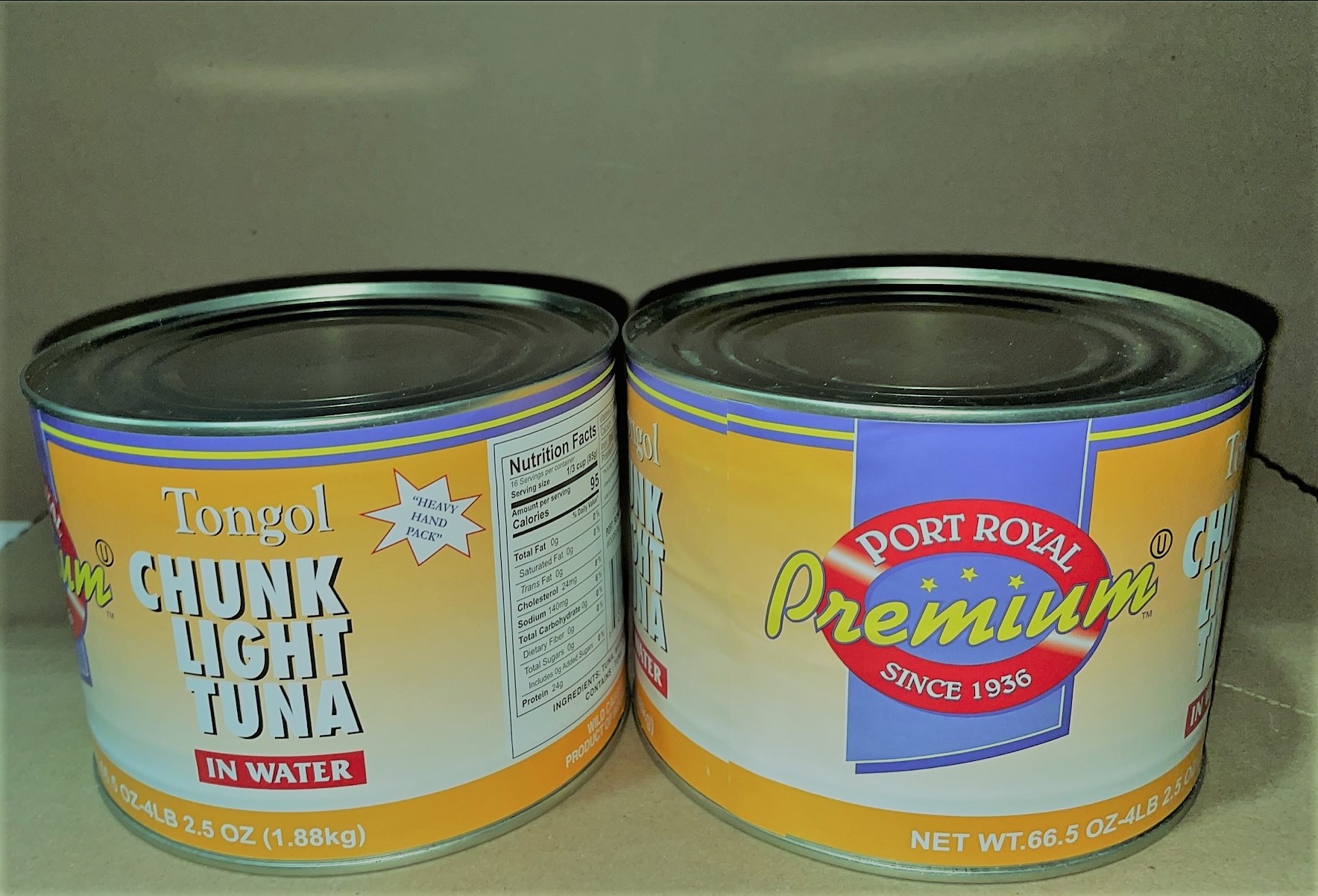 Premium Tongol Tuna (no add) 6/66.5ozdw