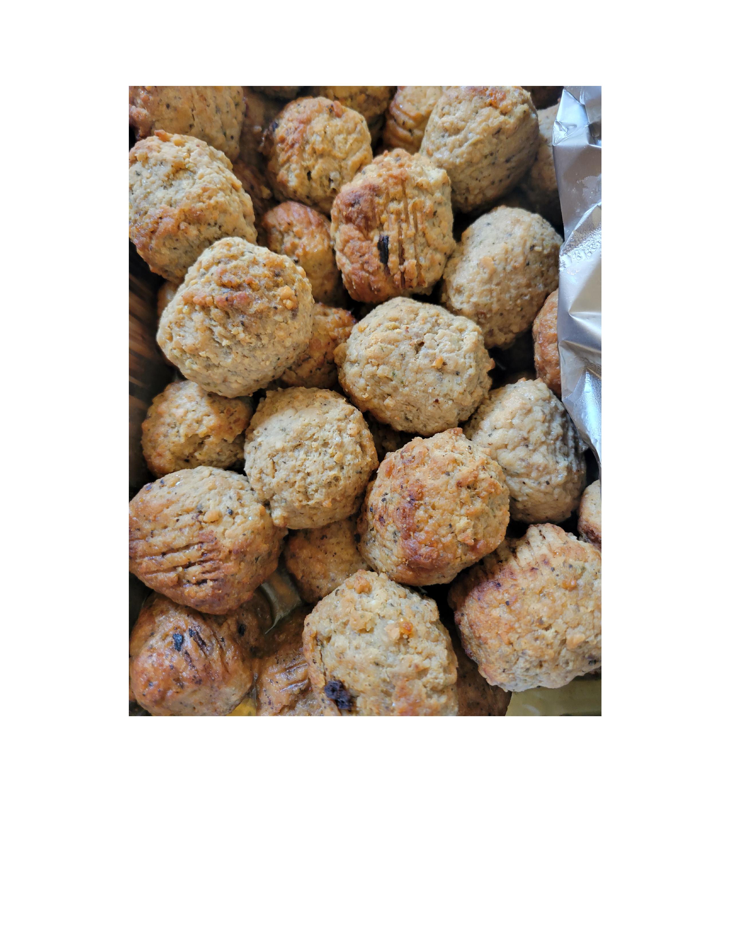 Bell BELLB015 Cooked Meatballs 1.5oz B&P 2/5#