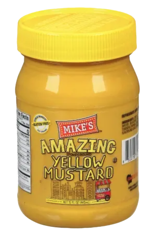 +Mike`s Amz 44241 Yellow Salad Mustard 4/1g