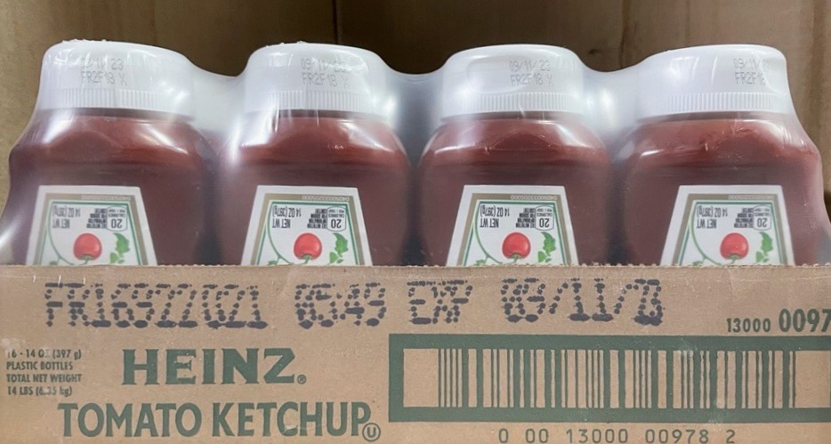 Heinz 9782 Upside Down Ketchup 16/14oz
