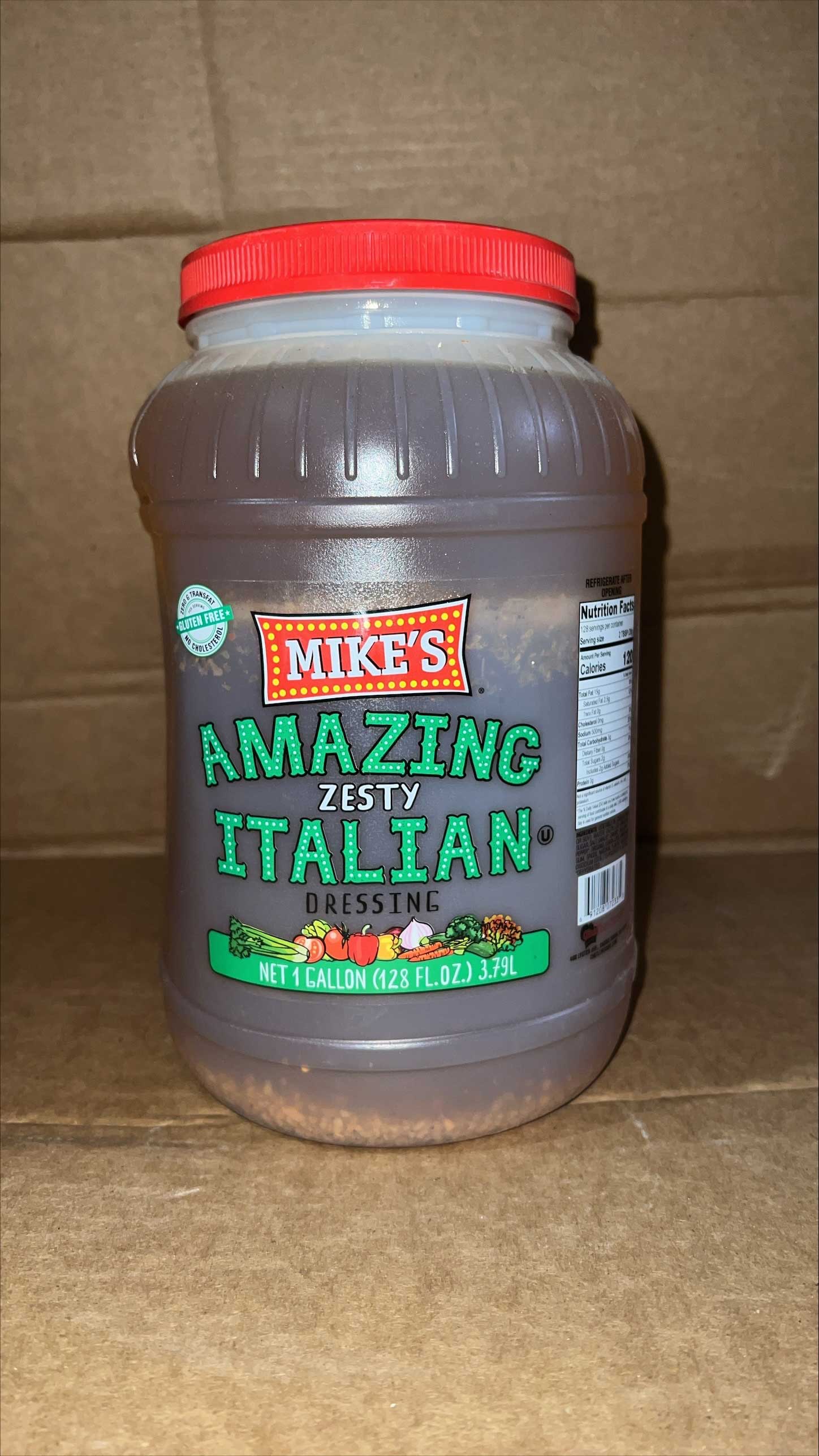 Mikes Amazing 55241 Zesty Italian Dr 4/1gl