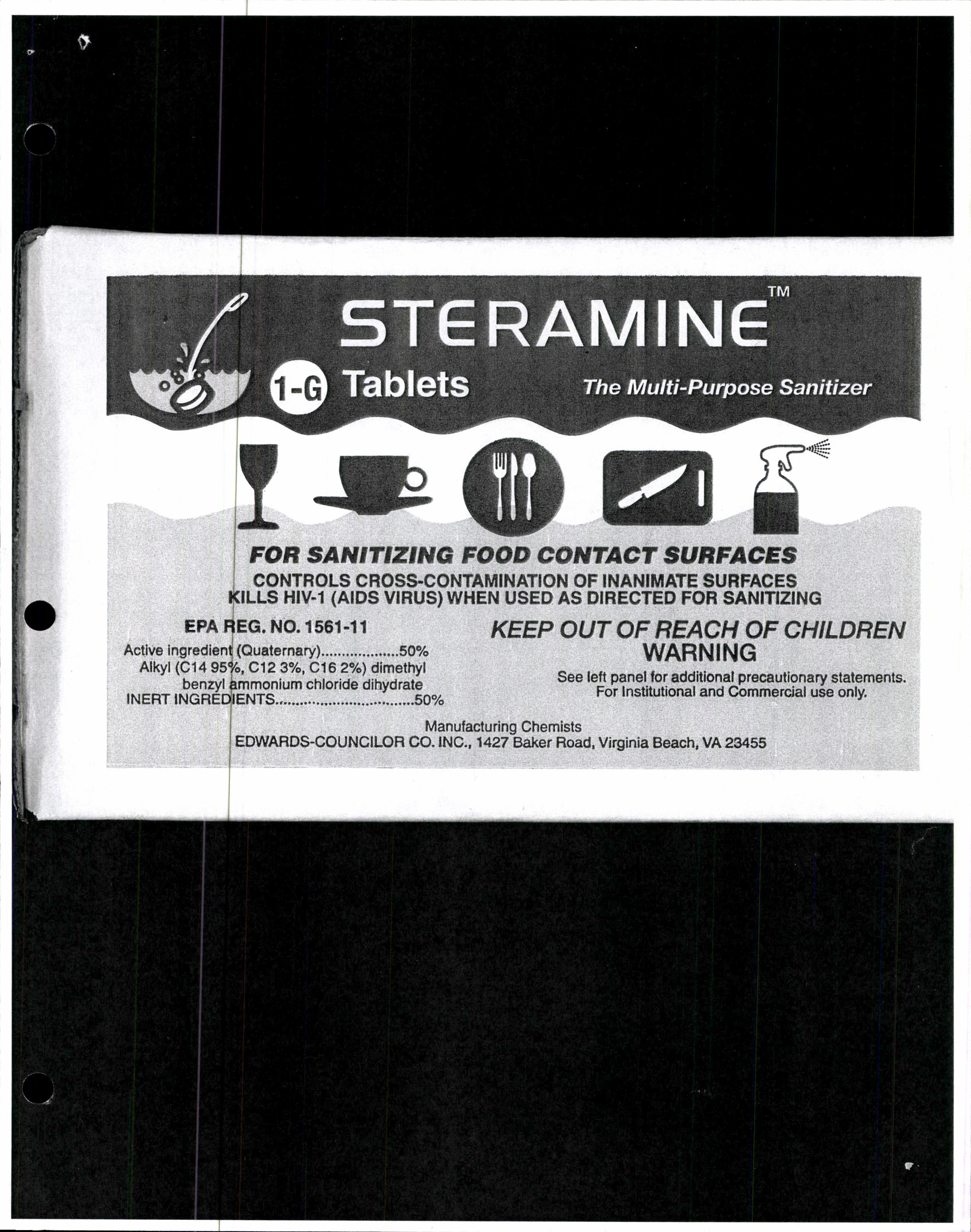 +Sanitizer Tablet Steramn 6ct