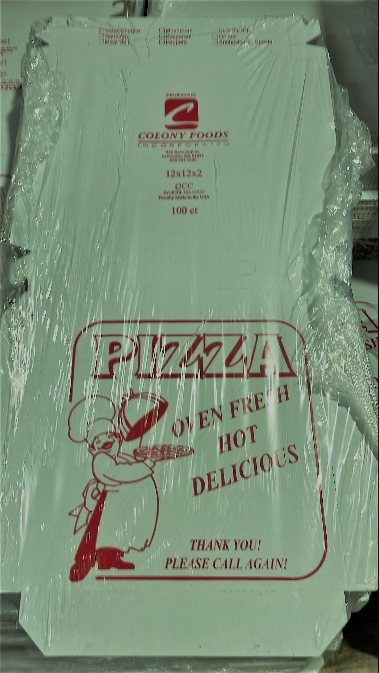 Stock 12x12 Clay Box 100ct