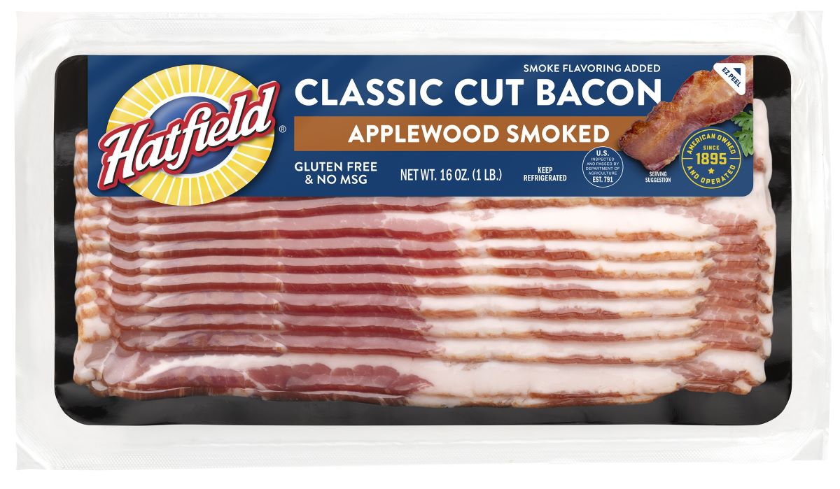 Hatfield Frozen 2164 Applewood L/F Bacon 15#