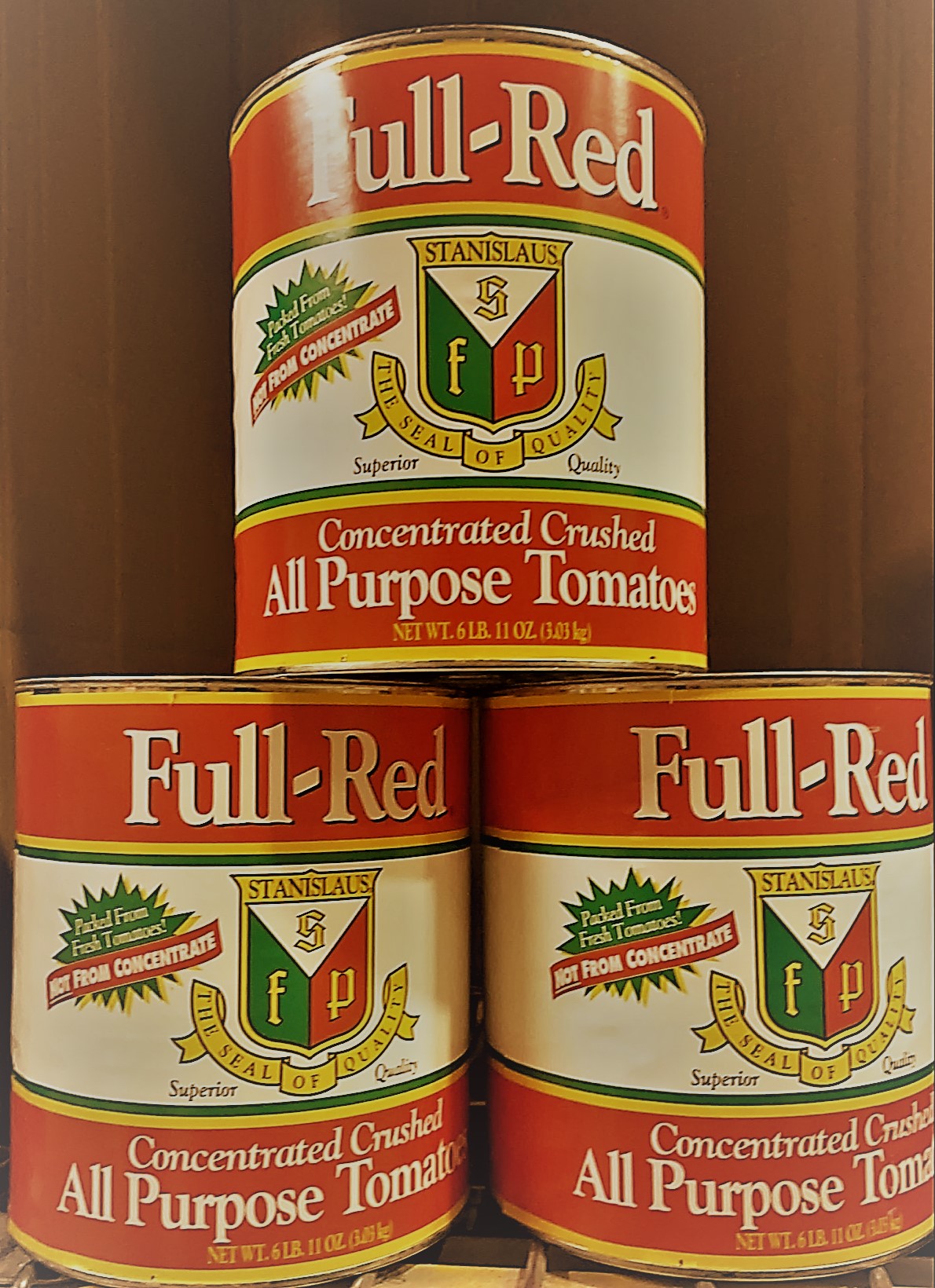Stanislaus - Full-Red Crushed Tomatoes 6/#10