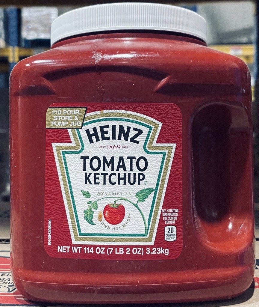 Heinz 51491 Jug Tomato Ketchup 6/114 jugs