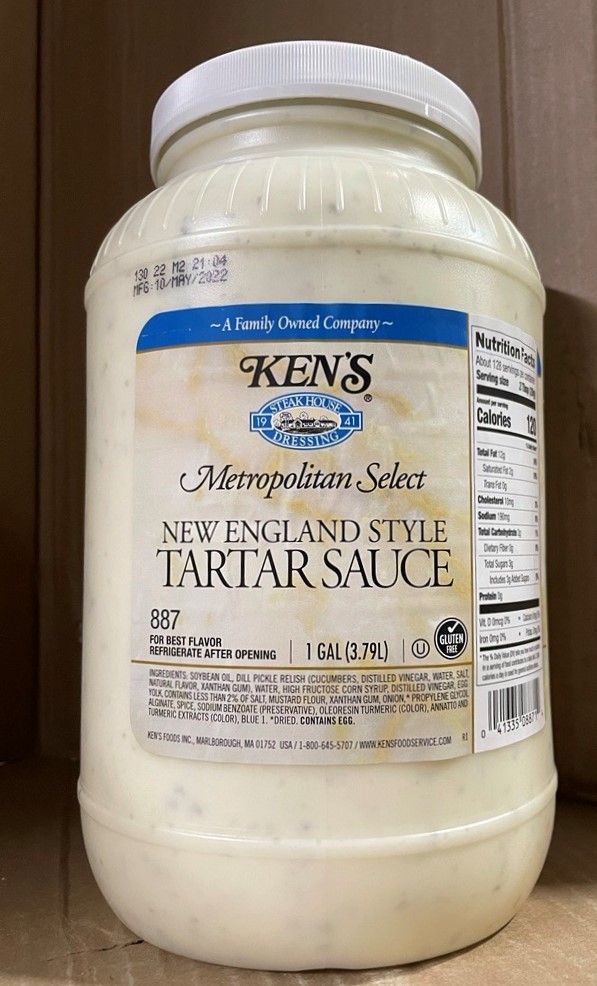 Ken's - New England Style Tartar Sauce 4/1gl