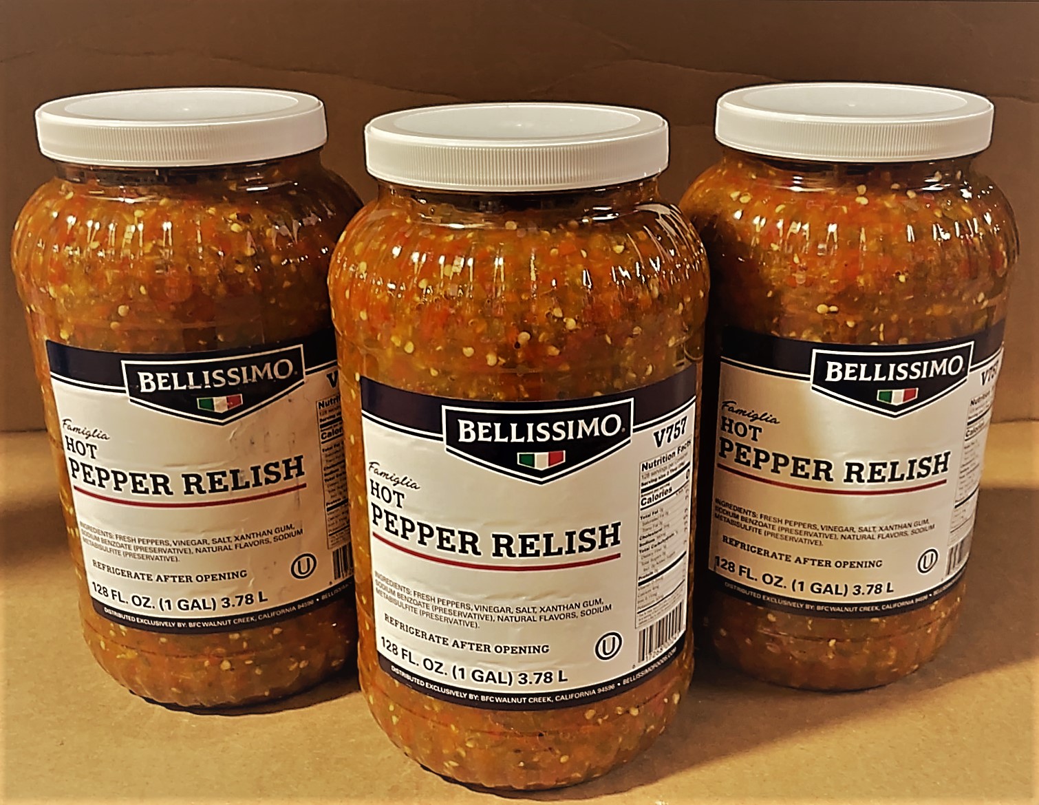 Bellissimo - Hot Pepper Relish 4/1