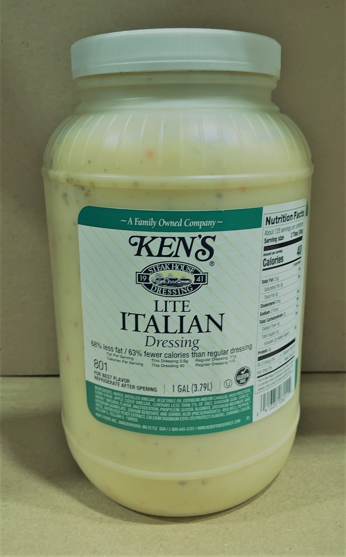 Ken's - Lite Italian Dressing 4/1gl