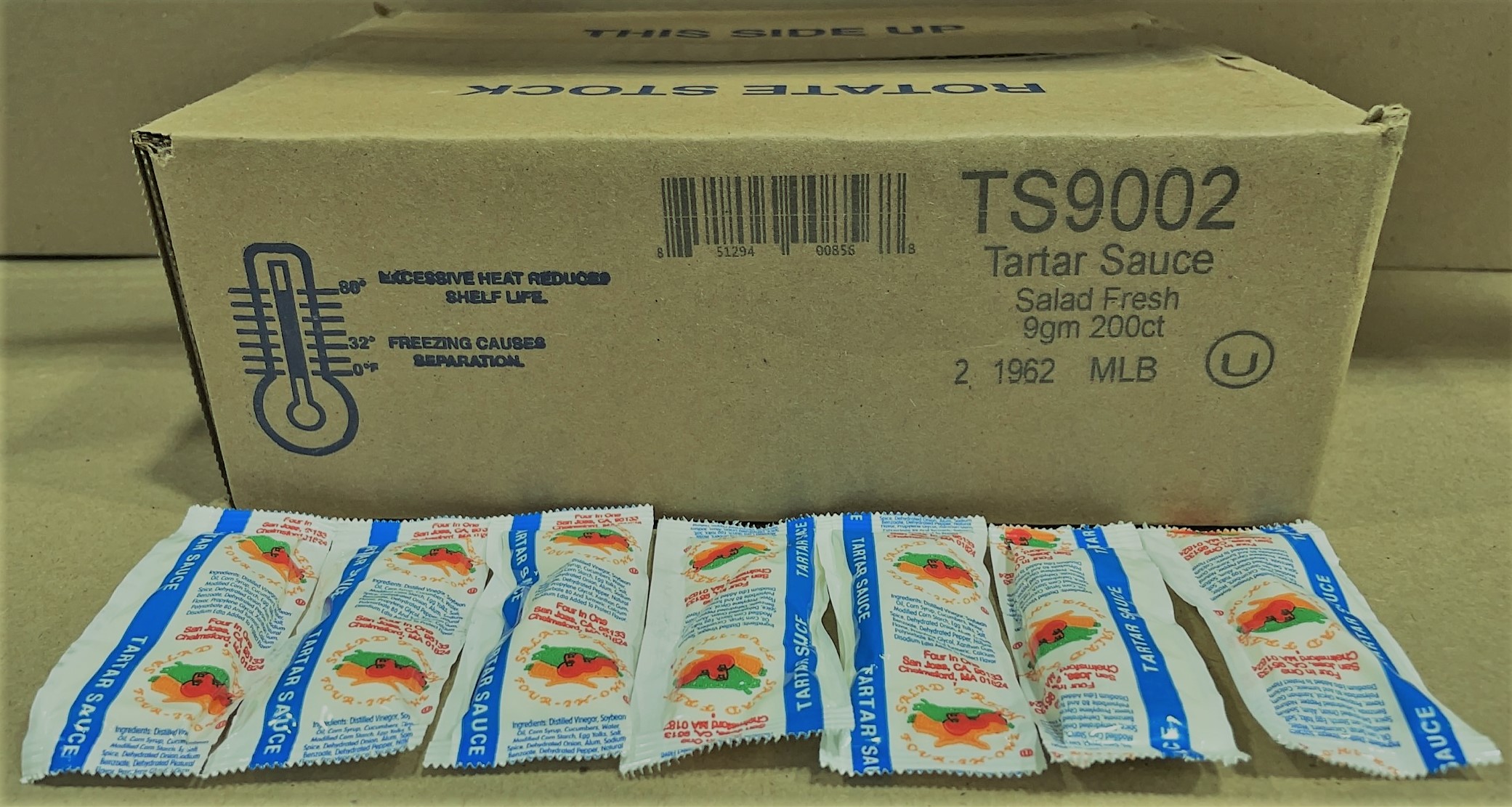 S&P - Tartar Sauce Salad Fresh 9gm 200ct