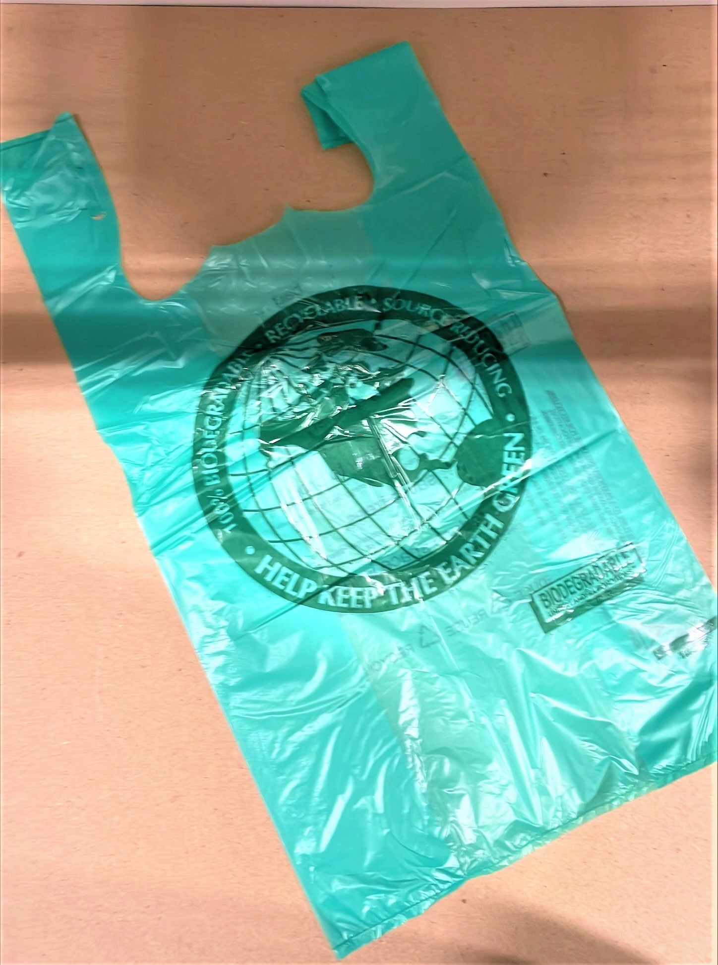 Bag Shop T-Shirt 12x7x22 Bio Plastic 700ct